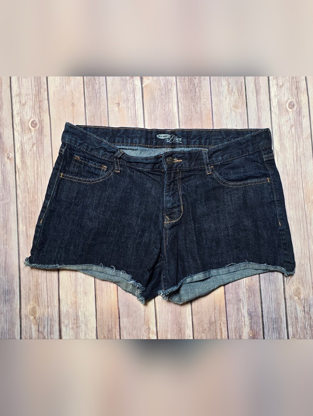 Old Navy Dark Blue Denim Jean Shorts